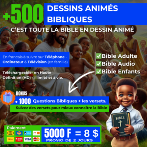 Pack Ultime de Dessins Animés Bibliques