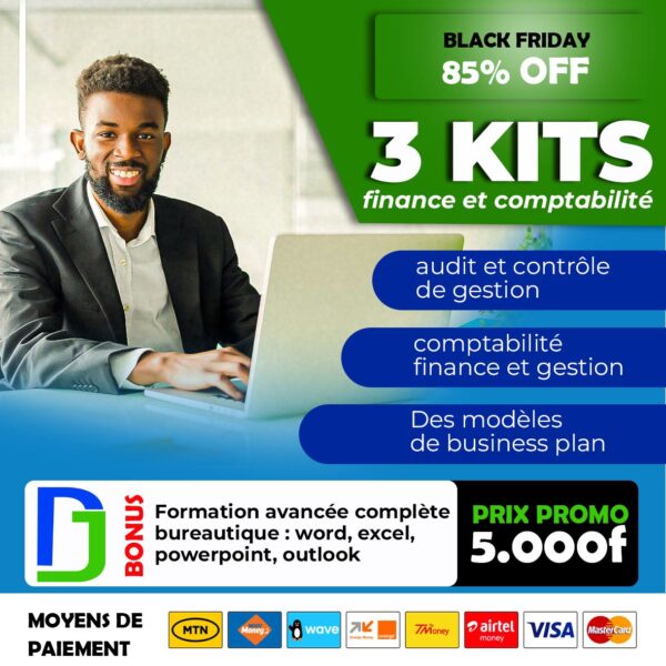3 Kits Finance: Comptabilité, Audit et Business Plan