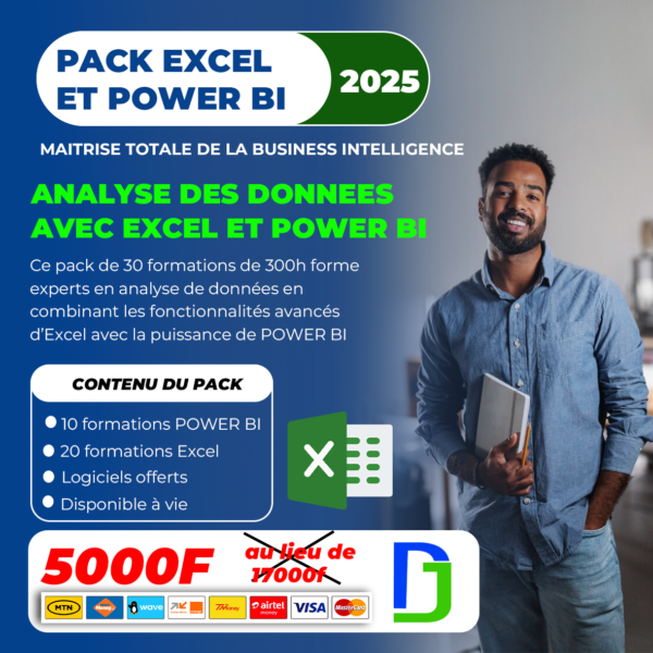 Pack Excel & Power BI 2025 : Boostez Vos Compétences en Business Intelligence