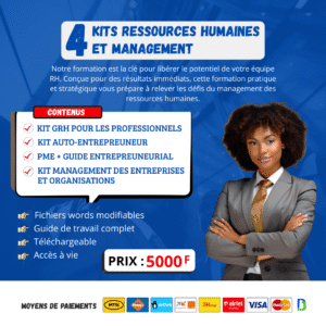 4 Kits Professionnels pour exceller en Ressources Humaines et Management