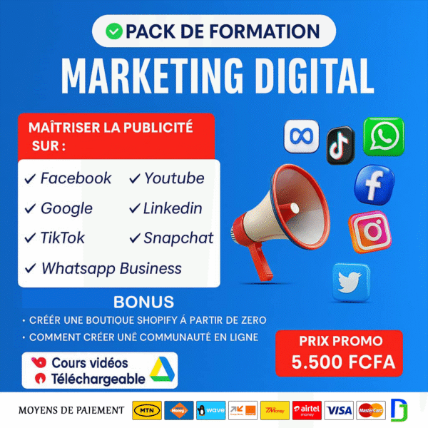 Pack de Formations en Marketing Digital 2025